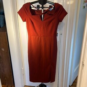 Elegant Red Women's Dress